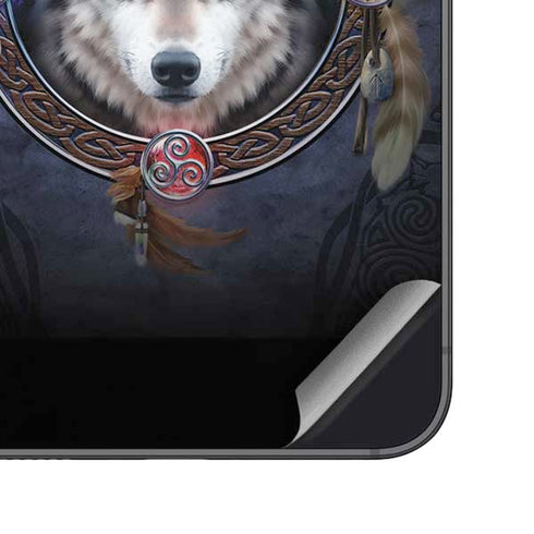 Wolf Symbols by Brigid Ashwood Galaxy S25 Skin